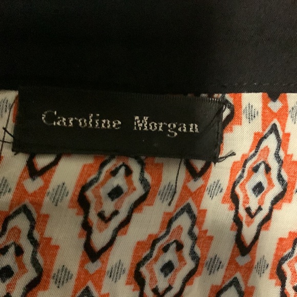Caroline Morgan elegant wrap around skirt in Aztec pattern in gorgeous colours - Picture 6 of 6